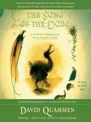 cover image of The Song of the Dodo
